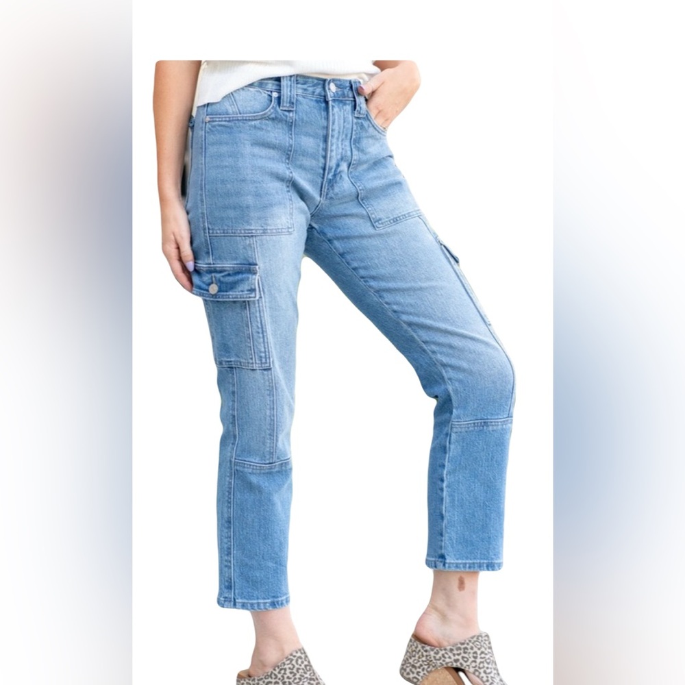 KanCan high‎ waisted cargo jeans. Women size 0/23